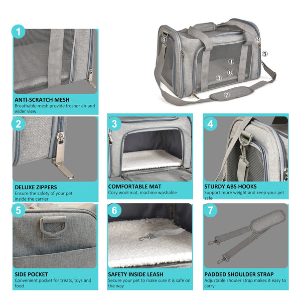 Portable Polyester Pet Carrier