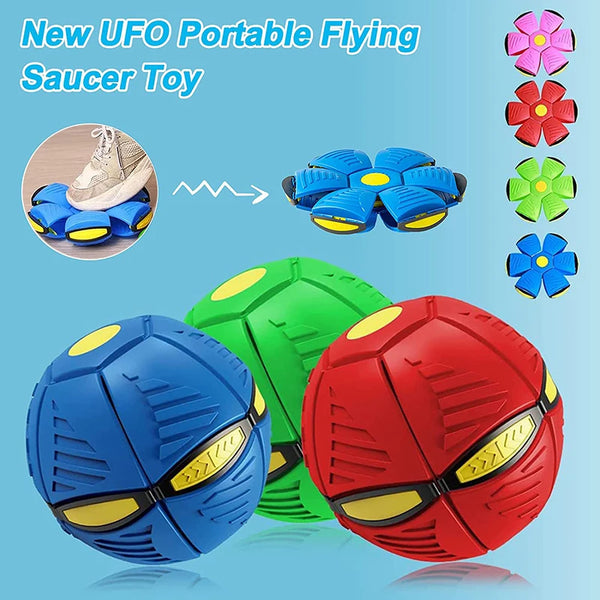 Interactive Flying Saucer Dog Toy